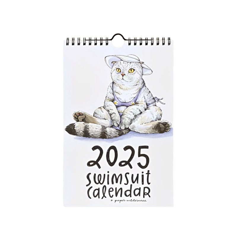 2025 Swimsuit Calendar: Animals in Swimwear