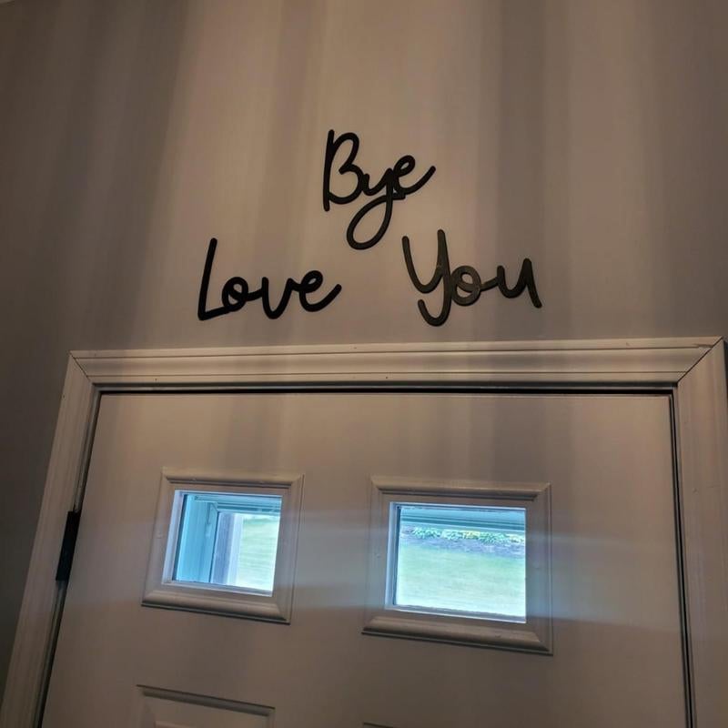 Creative wooden art letters atmosphere decoration
