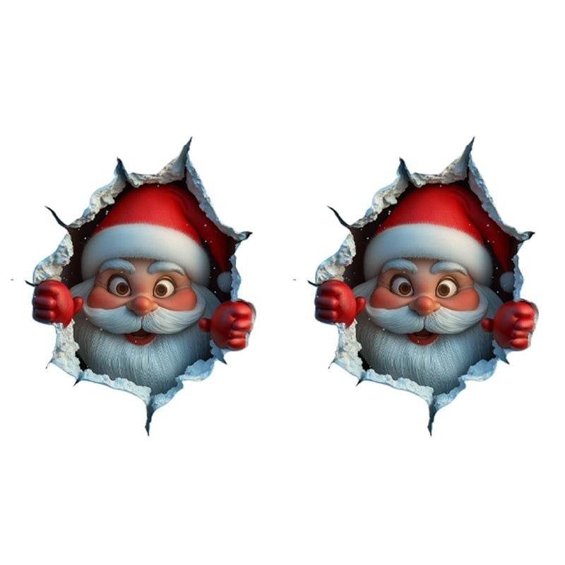 Santa Claus Wall Sticker Set