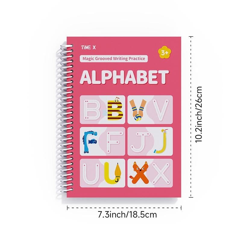 Reusable Grooved Workbooks for kids - 6 Books