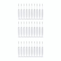 Shower hole cleaning brush nozzle
