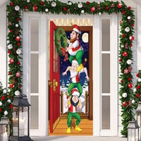 Vorweihnachtlicher Türdeckel-Ornament