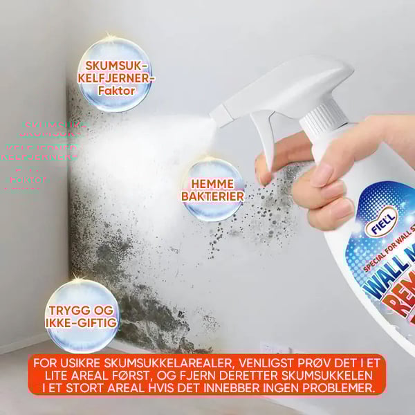 Raskt-virkende Anti-mugg Veggrens Spray