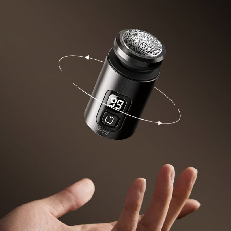 Bärbar elektrisk minirakhyvel med flytande blad