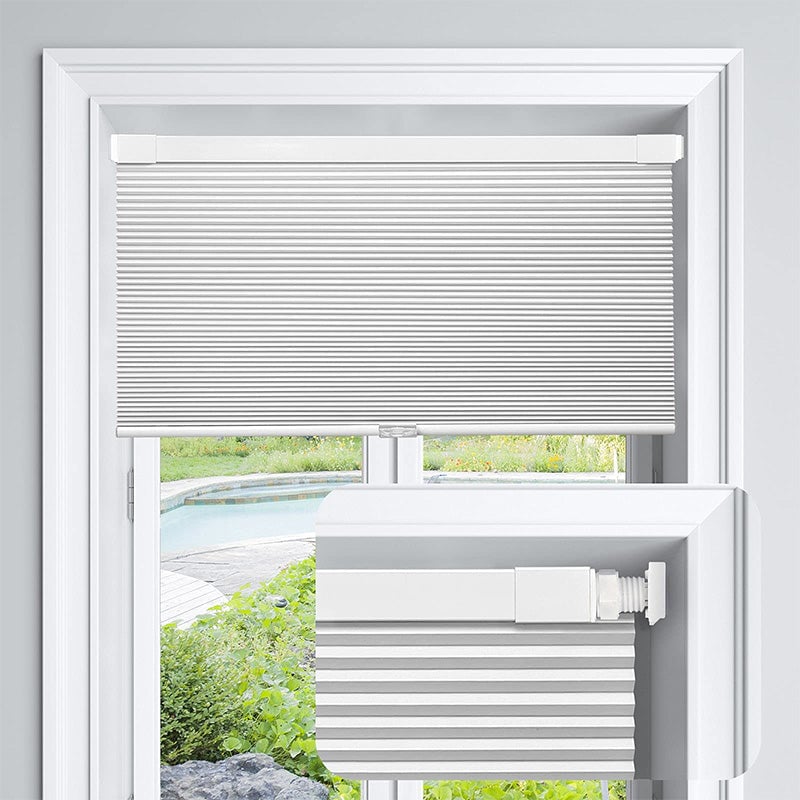 No Tools No Drill Vinyl Blinds