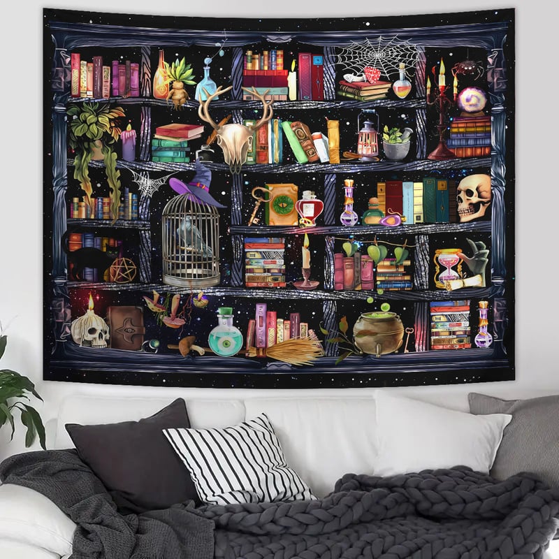 Skelet horror Halloween tapijt