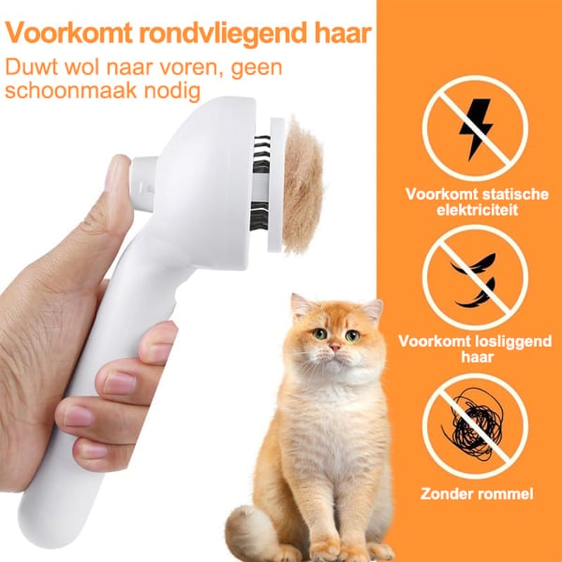 Sunnook 3-in-1 Spray Kattenborstel