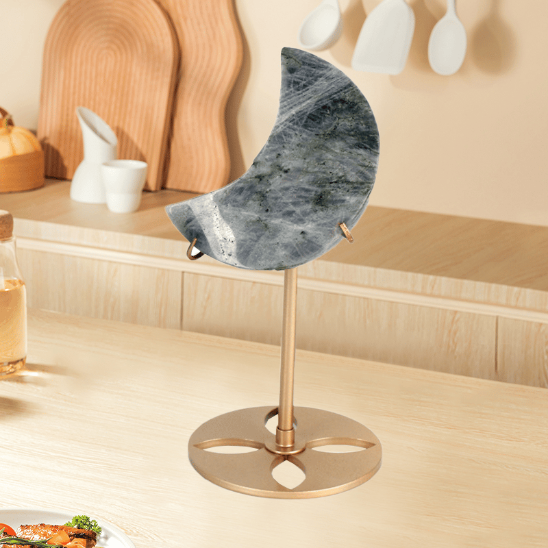 Moon Crystal on Stand