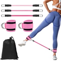 Ankle Resistance Band Set for Leg and Hip Training