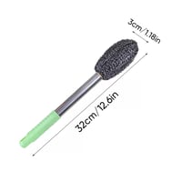 Long handle stainless steel pot brush
