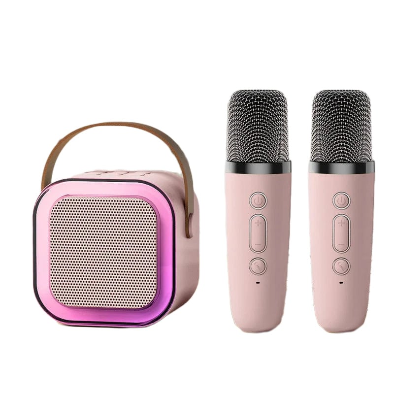 UPSELL Mini-Karaoke-Maschine mit kabellosen Mikrofonen