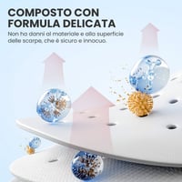 Gel detergente sbiancante per scarpe