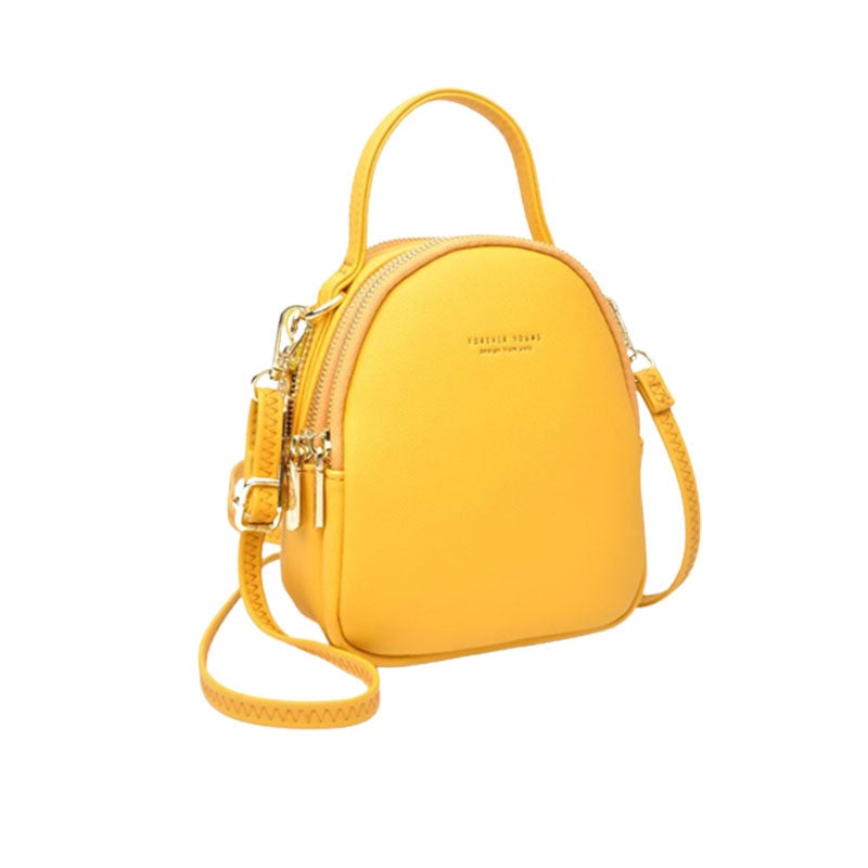 Leichte Umhängetasche mit mehreren Fächern