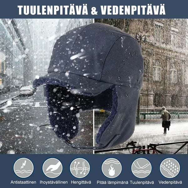 Talvihattu kasvomaskilla, unisex