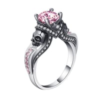 New Black Skull Ring