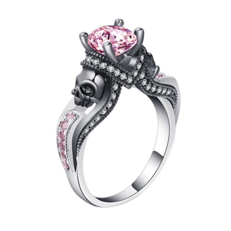 New Black Skull Ring