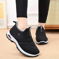 Couple's winter velvet and thick cotton shoes