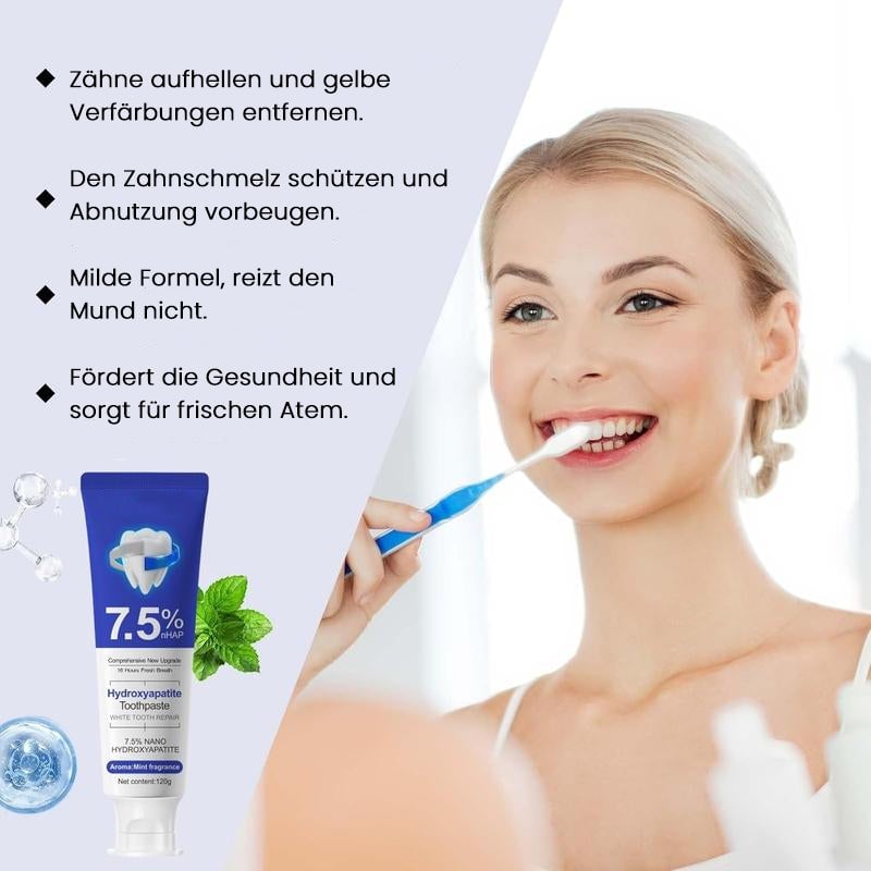 7,5 % Nano-Hydroxylapatit-Zahnpasta
