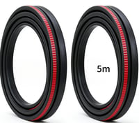 Automotive B-Type Double-Layer Soundproofing Seal Strip
