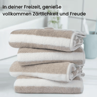 Luxus-Badetuch-Set aus Korallenfleece
