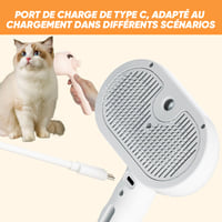 Peigne épilatoire en spray pour animaux de compagnie