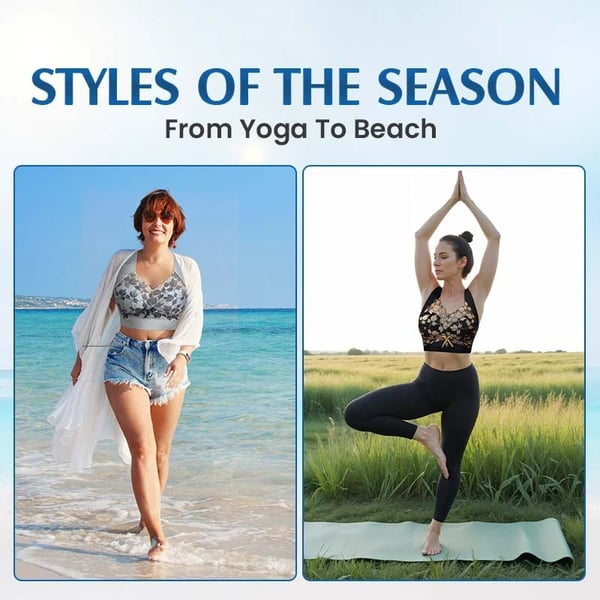 🏖 MUST HAVE THIS SUMMER🔥 - Versatile Comfy Lift & Flex Wireless Bra