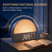 Kexon™ Fabric Wake-Up Light Alarm Clock