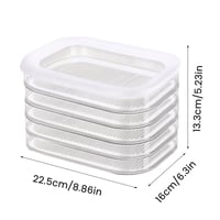 Multi-Layer Food Storage Box with Lid