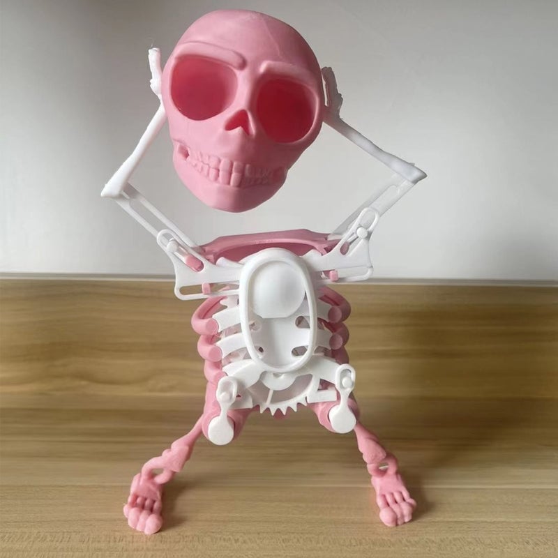 Dansende og svingende 3D-dødningehovedlegetøj