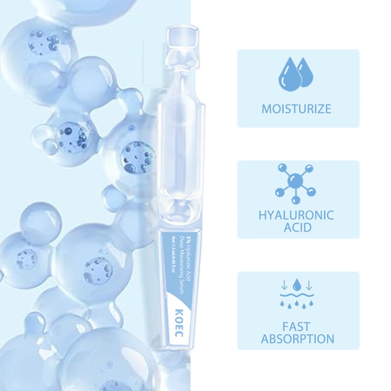 Hyaluronic acid and Vitamin C single-use essence