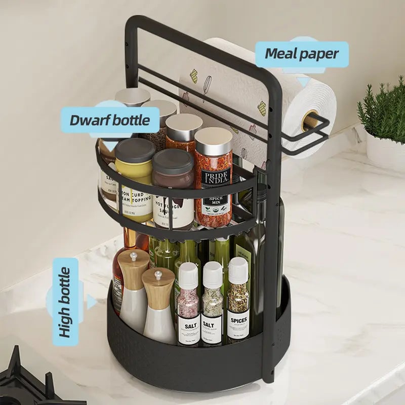 Sakerplus® Rotating Spice Rack Organizer Countertop
