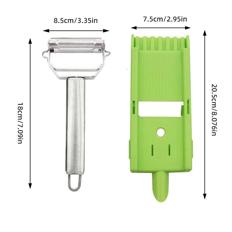 2-in-1 versnipperaar en snijmachine