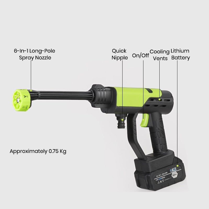 Lithium Battery Household Wireless High Pressure Water Gun