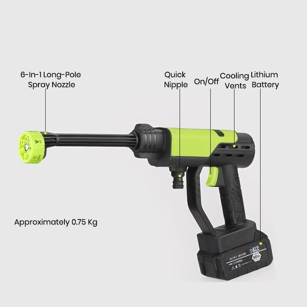 Lithium Battery Household Wireless High Pressure Water Gun