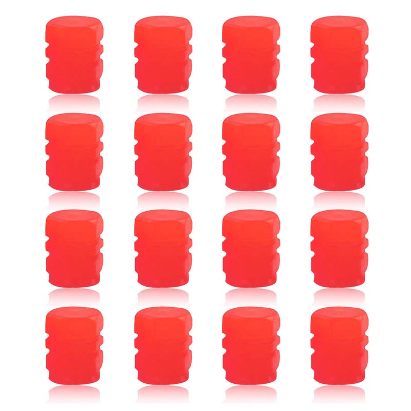 Universal Fluorescent Tire Valve Caps (4 PCS/Set)