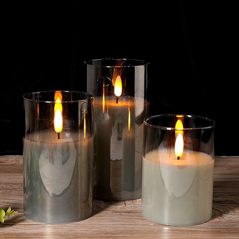 🕯️3D Glass Realistic LED Light