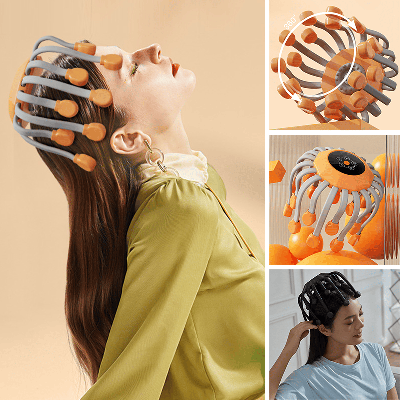 20 Nodes 5 Modes Stress Headache Relief Massager
