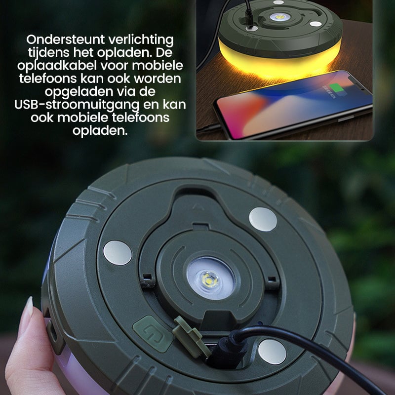 ⭐Outdoor waterdichte draagbare opbergbare lichtslinger