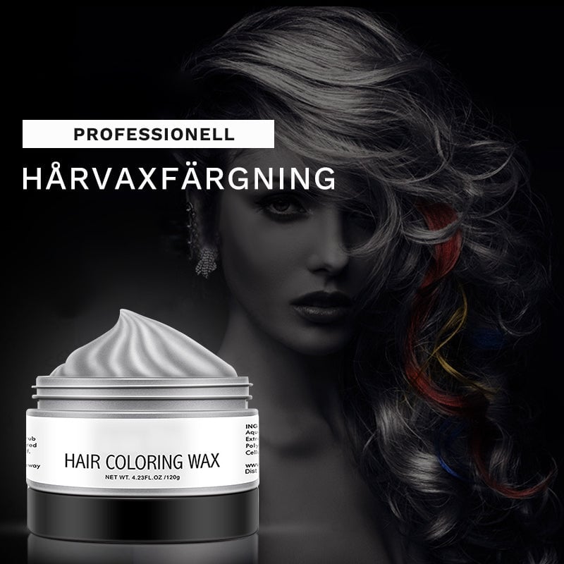 Färg hårvax