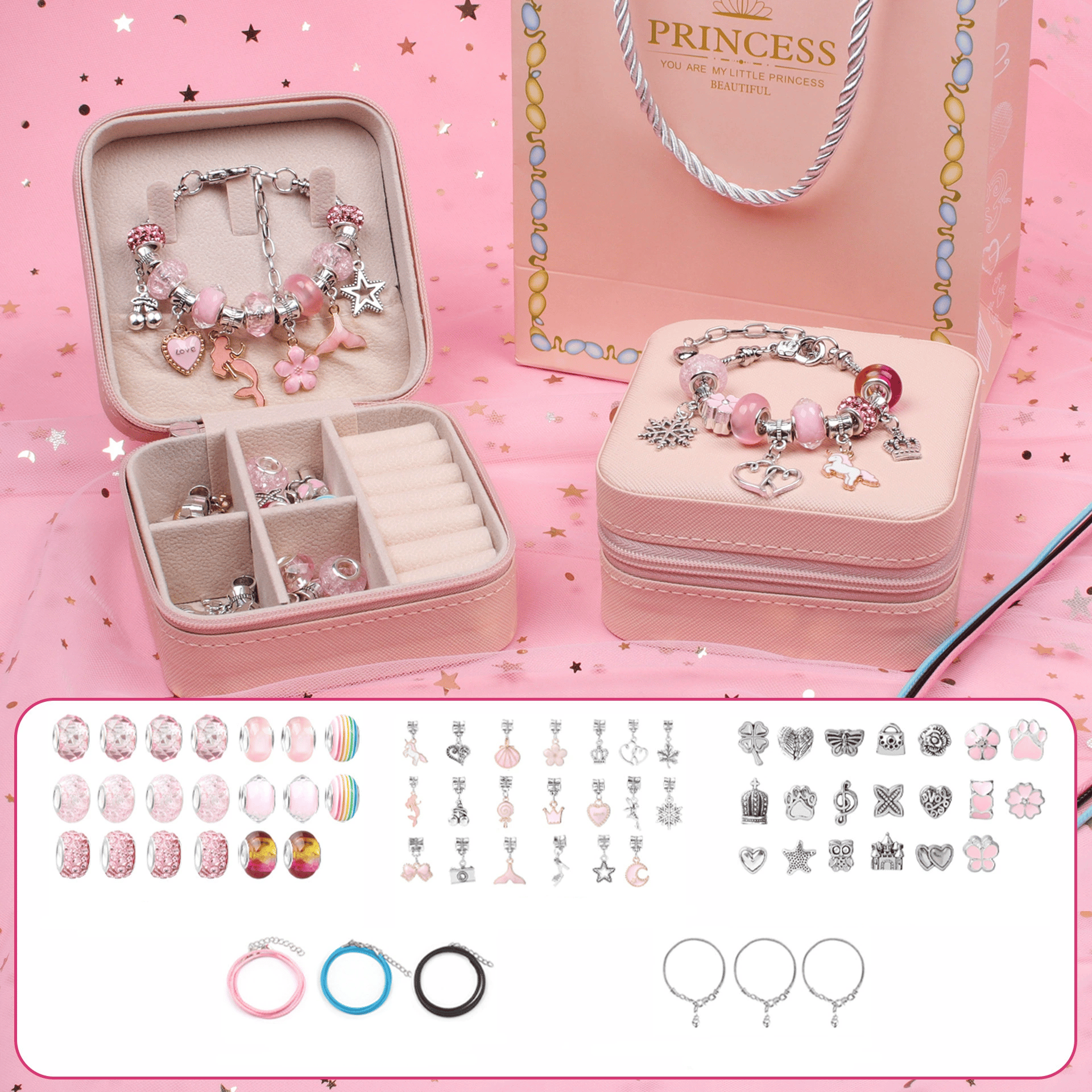 Sakerplus Sank Kids Bracelet Making Kit for Girls