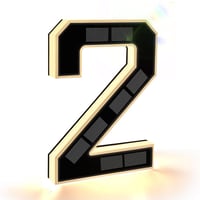 Solar-Powered Outdoor House Number Light