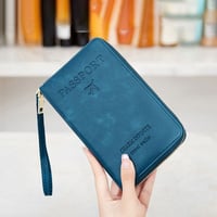 Multifunktionale RFID Reisepass-Brieftasche