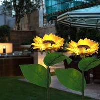 Solar Sunflower Lights