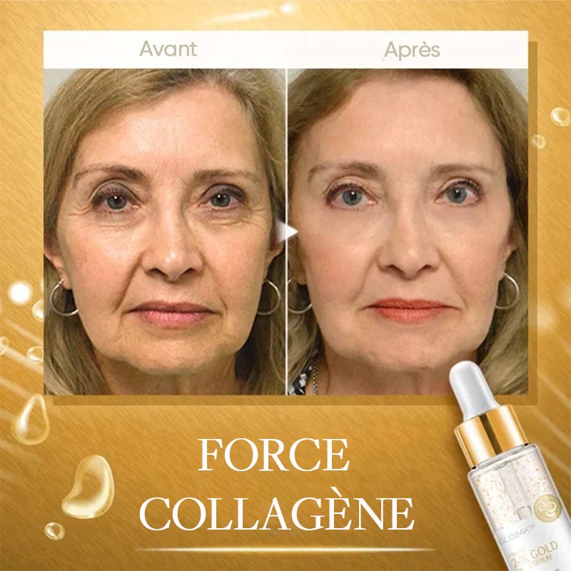 Sérum booster de collagène doré