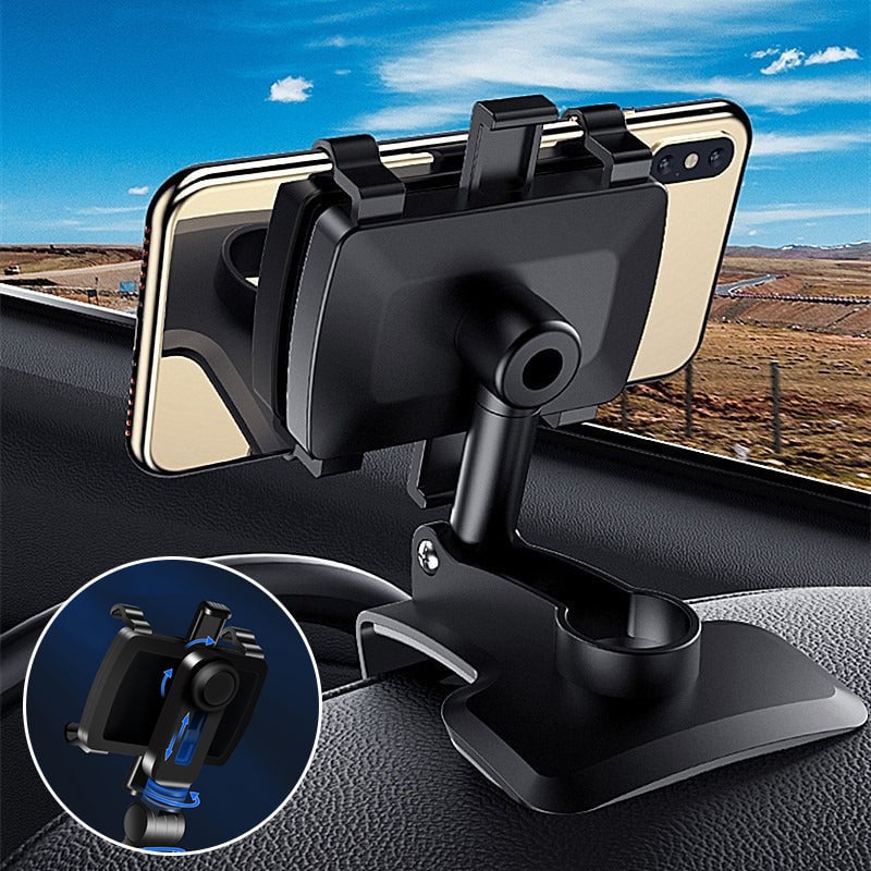 360 Degree Rotation Dashboard Car Phone Holder