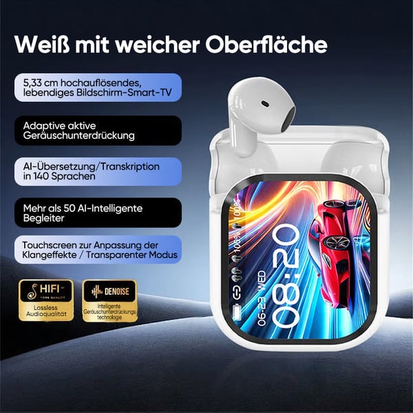 HD-Display, intelligente Geräuschunterdrückung, KI-Übersetzung