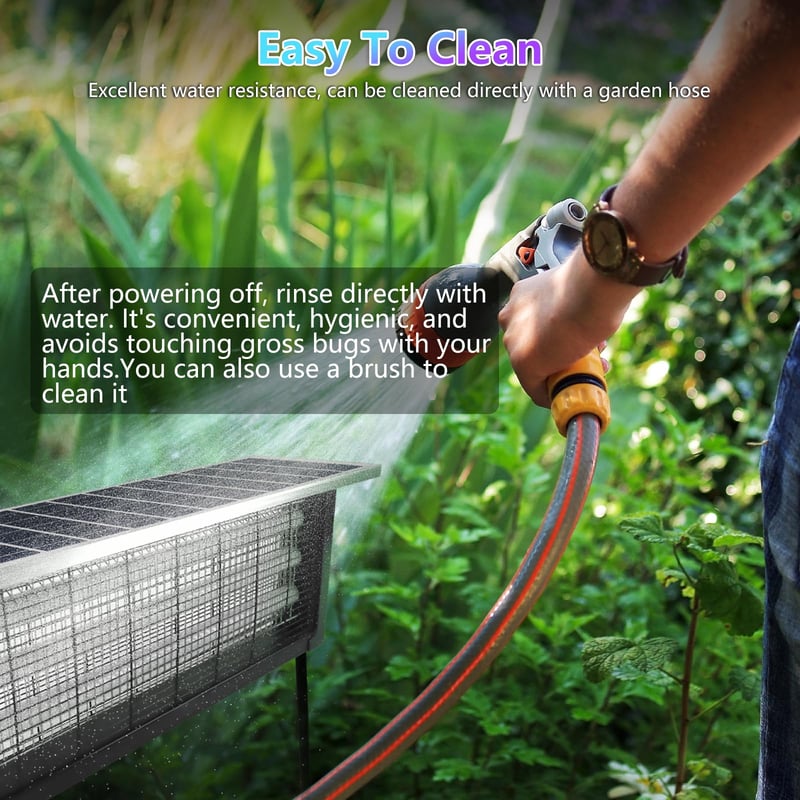 Sakerplus Outdoor Solar Bug Zapper