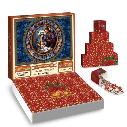 🎅🎄Adventskalender for julepuslespill