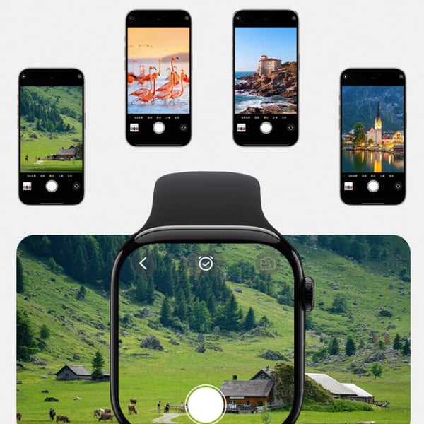 Vielseitige Smart-AI-Uhr mit Touchscreen-Display
