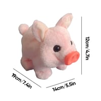Interactive Joyful Plush Companion Pig